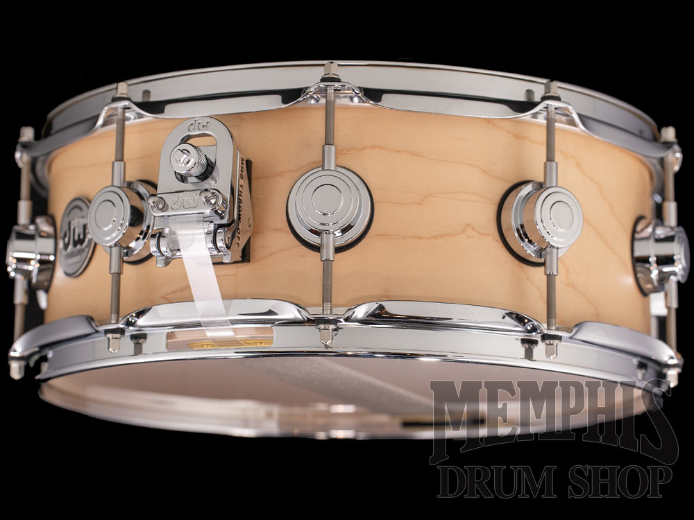 DW 14x5 Collector's Series Maple VLT Snare Drum - Natural Satin Oil