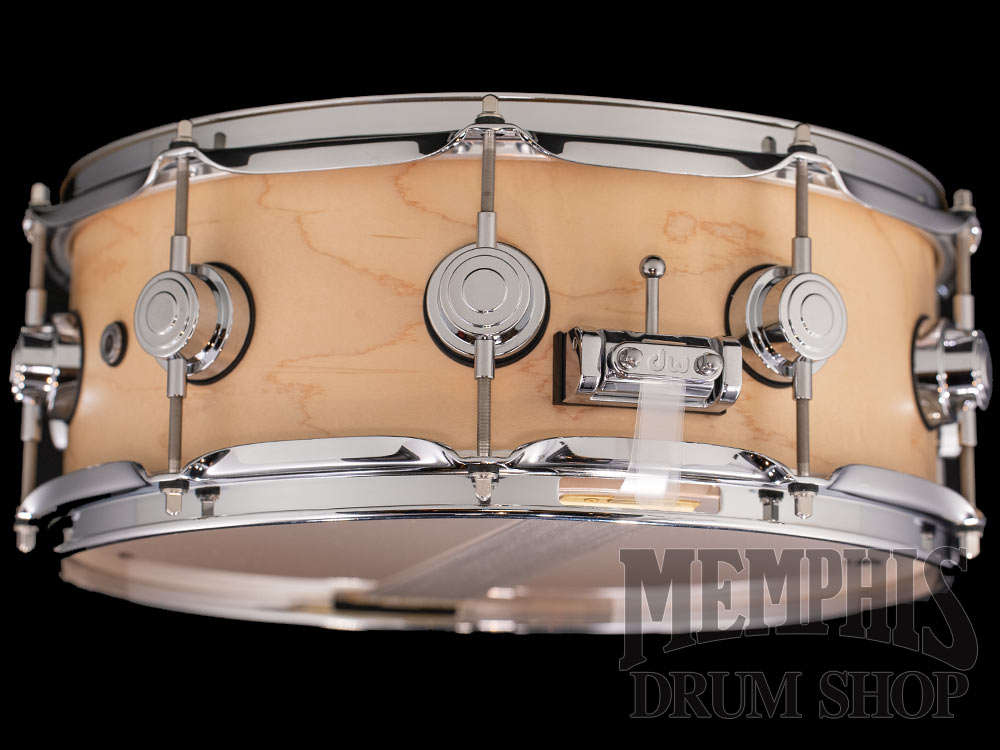 DW 14x5 Collector's Series Maple VLT Snare Drum - Natural Satin Oil