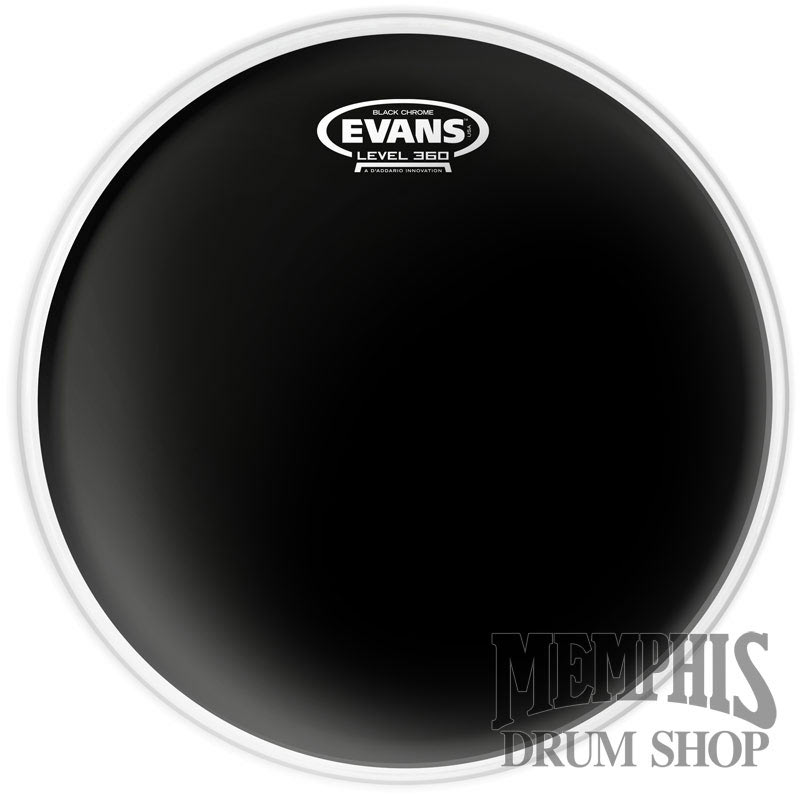Evans Black Chrome 20" Tom Drumhead