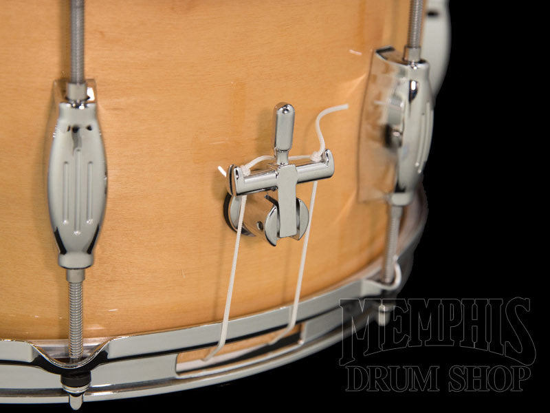 George H. Way 14x6.5 Studio Maple Snare Drum - Natural High Gloss
