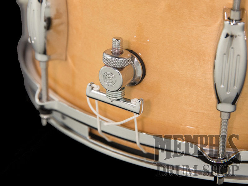 George H. Way 14x6.5 Studio Maple Snare Drum - Natural High Gloss