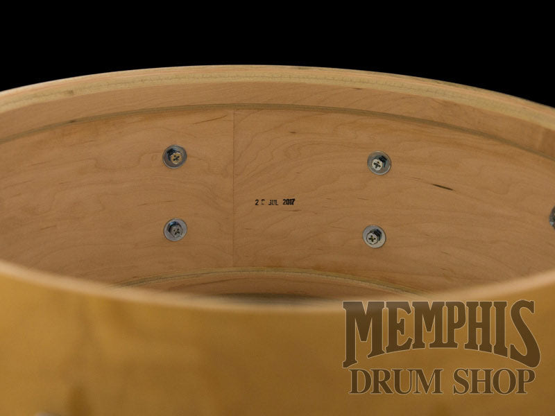 George H. Way 14x6.5 Studio Maple Snare Drum - Natural High Gloss