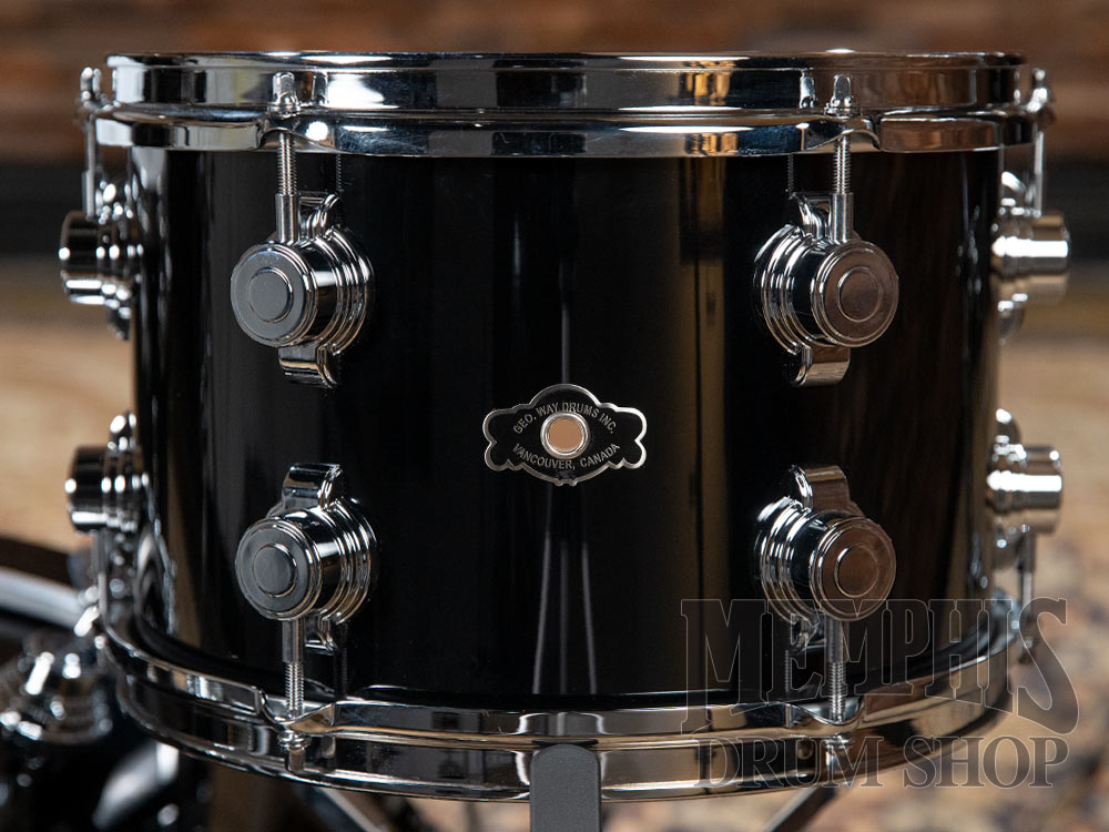 George H. Way Aristocrat Studio Drum Set 20/12/14 - Black Gloss Lacquer