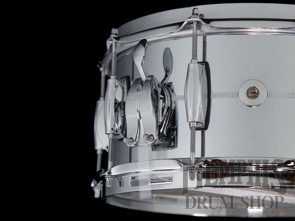 Gretsch 14x6.5 Brooklyn Chrome Over Brass Snare Drum