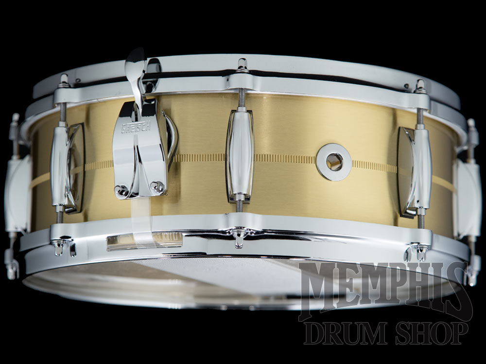 Gretsch 14x5 USA Custom Bell Brass Snare Drum