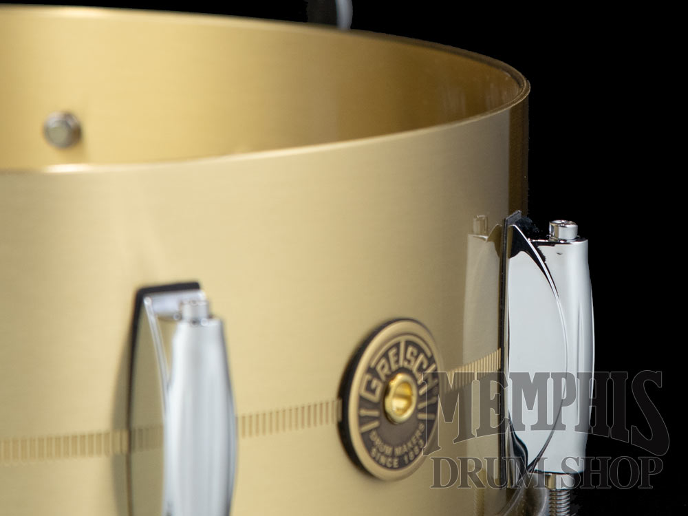 Gretsch 14x5 USA Custom Bell Brass Snare Drum