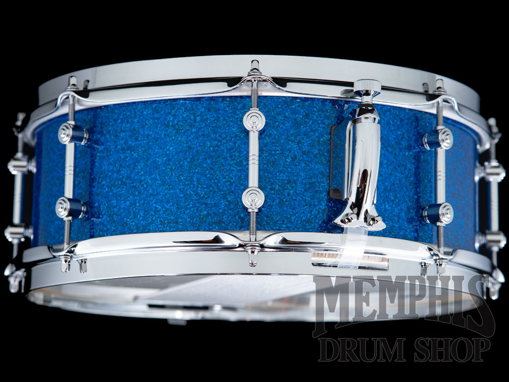 Gretsch 14x5.5 Limited Mike Johnston Brooklyn Standard Snare Drum - Blue Glass