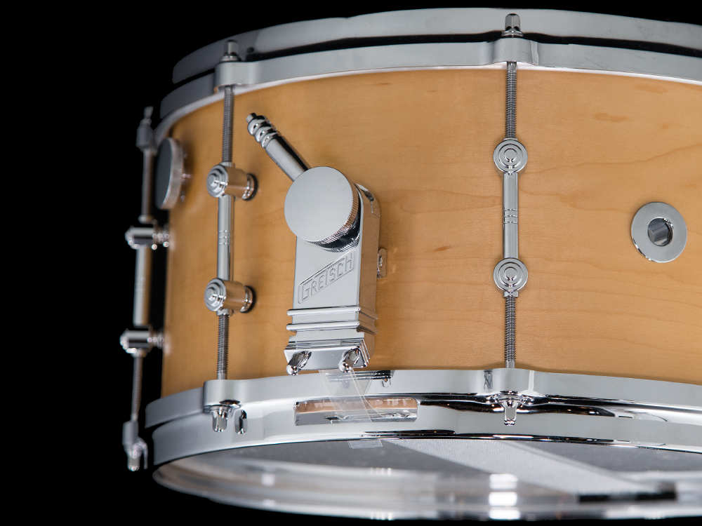 Gretsch 14x7 USA Custom Maple Snare Drum - Satin Natural