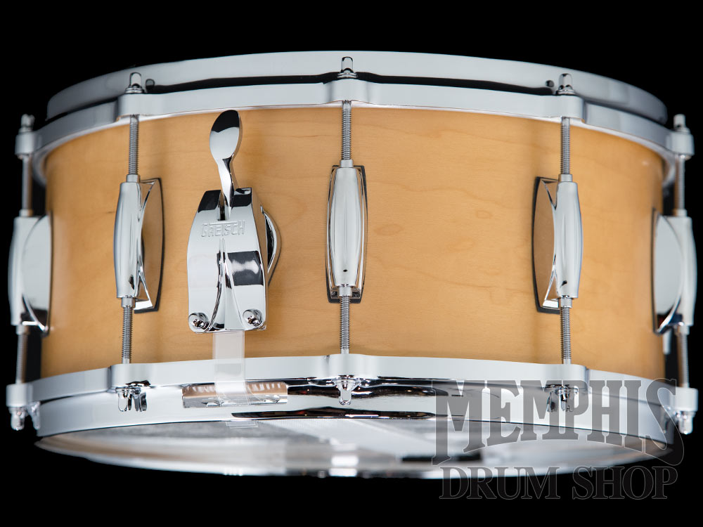 Gretsch 14x6.5 USA Custom Ridgeland Snare Drum - Natural Satin