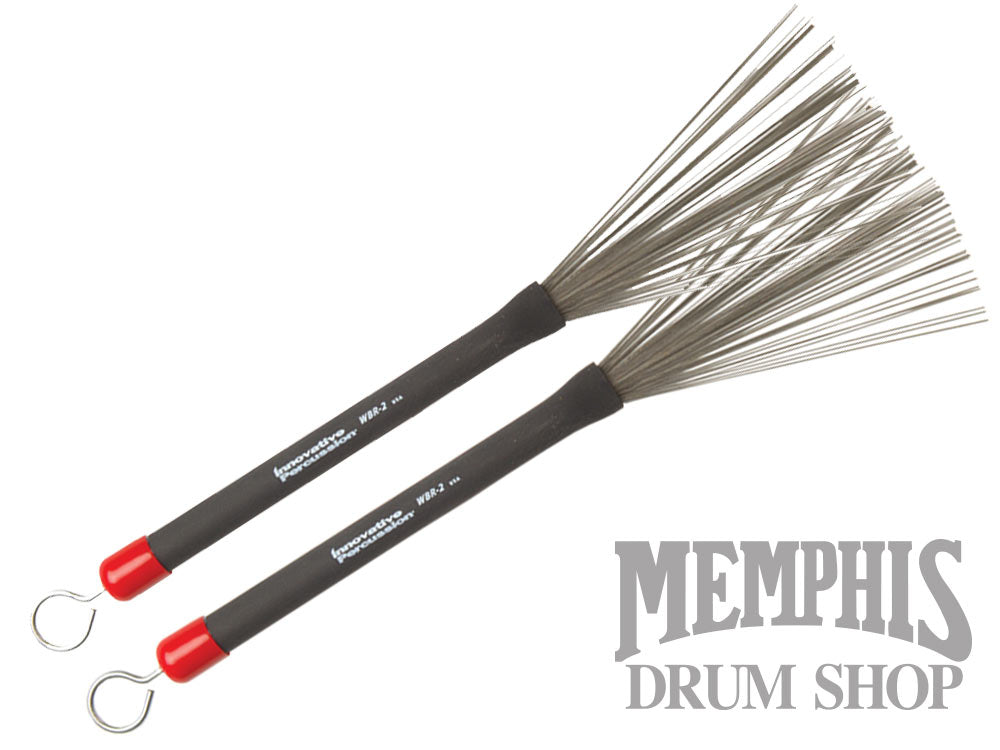 Innovative Percussion Wire Retractable Brush with Pull Rod - Heavy WBR-2