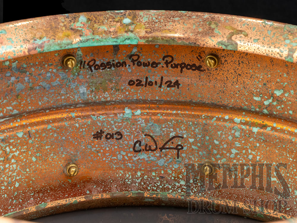 Joyful Noise 14x6.5 Copper Verdigris Snare Drum