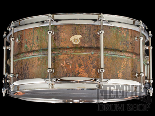 Joyful Noise 14x6.5 Copper Verdigris Blackbird Studio Model Snare Drum