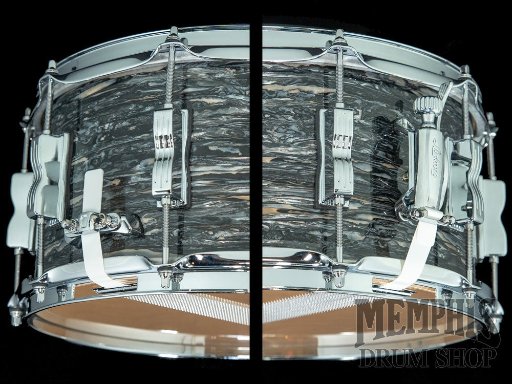 Ludwig 14x6.5 Classic Maple Snare Drum - Vintage Black Oyster Pearl