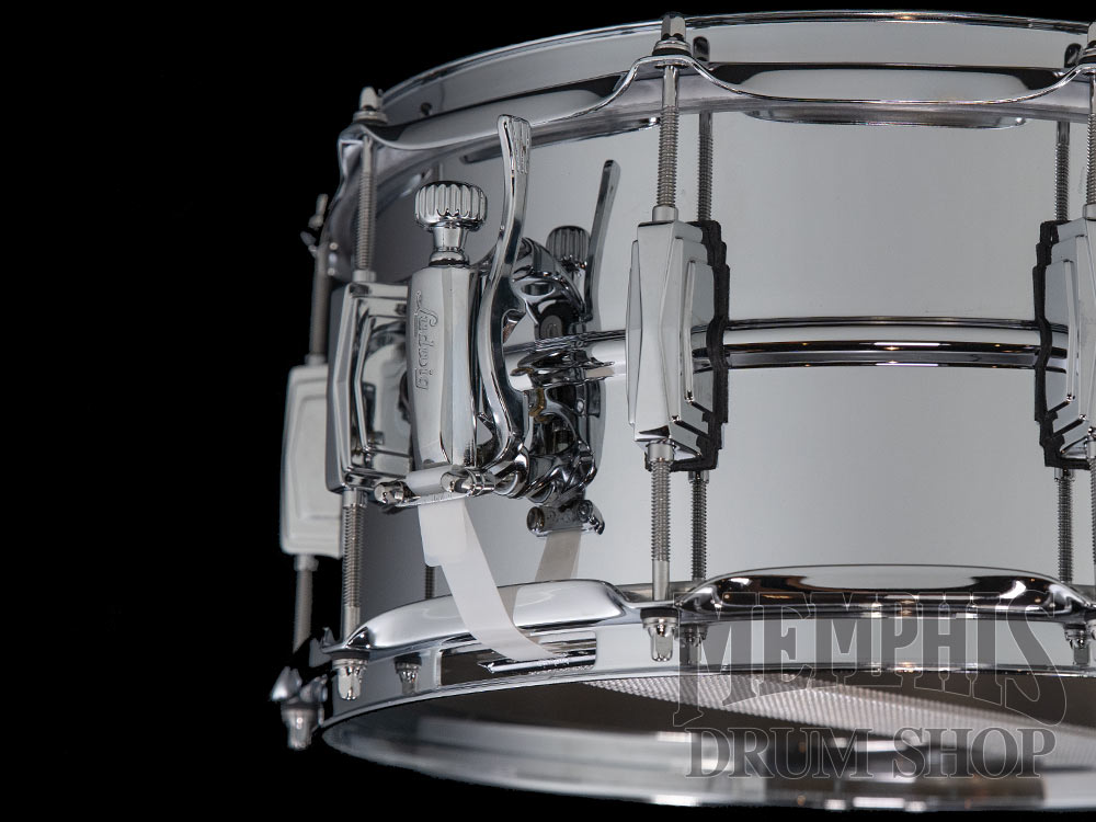 Ludwig 14x6.5 Chrome Over Brass Snare Drum