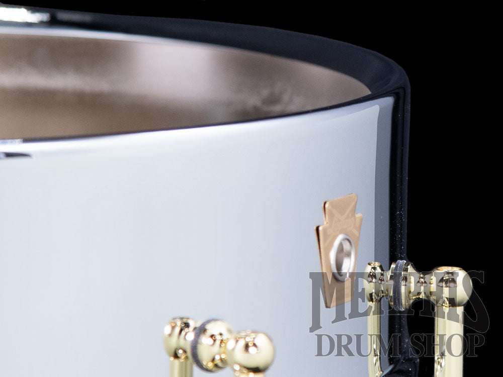 Ludwig 14x6.5 Chrome Over Brass Snare Drum with Tube Lugs