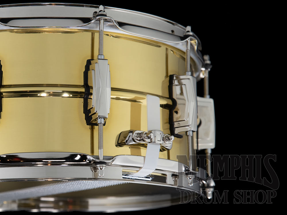 Ludwig 14x6.5 Super Brass Snare Drum with Nickel Hardware