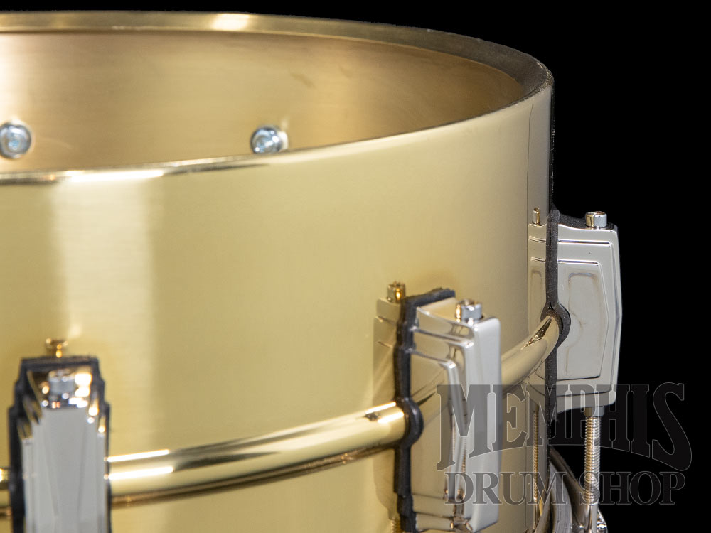 Ludwig 14x6.5 Super Brass Snare Drum with Nickel Hardware