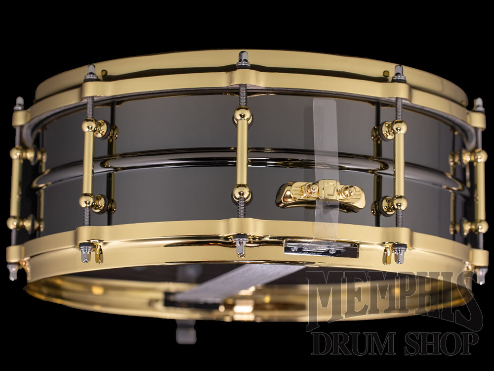 Ludwig 14x5 Black Beauty Snare Drum with Brass Hardware and Tube Lugs