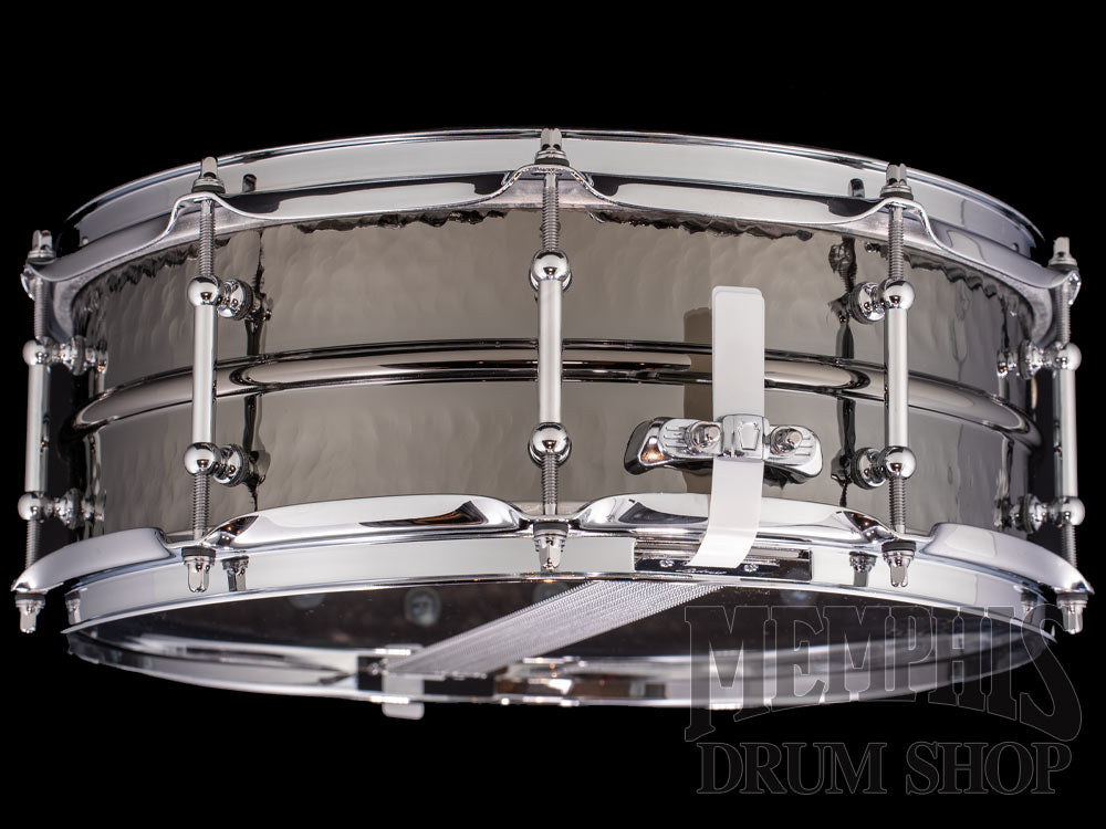 Ludwig 14x5 Black Beauty Hammered Snare Drum with Tube Lugs