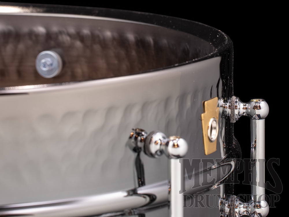 Ludwig 14x5 Black Beauty Hammered Snare Drum with Tube Lugs