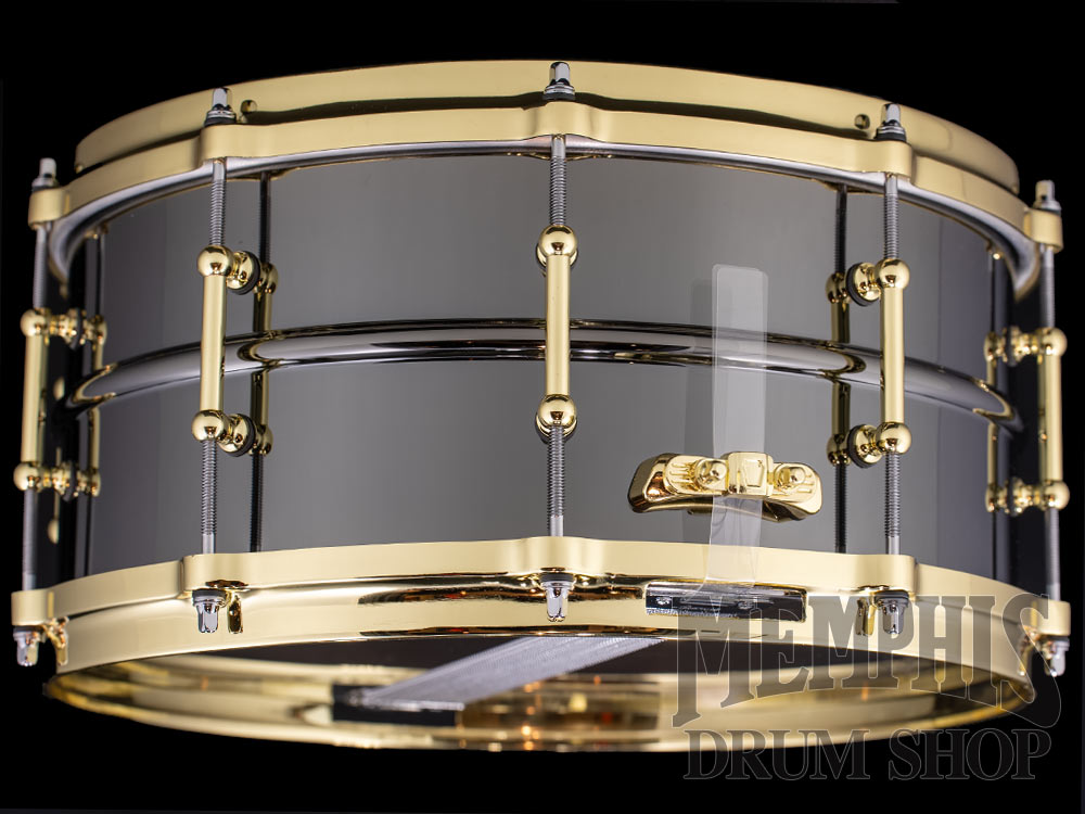 Ludwig 14x6.5 Black Beauty Snare Drum with Brass Hardware and Tube Lugs