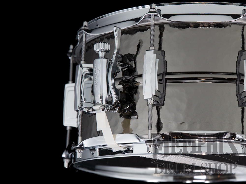 Ludwig 14x6.5 Black Beauty Hammered Snare Drum