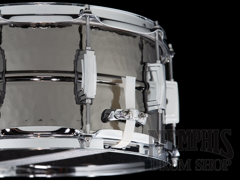 Ludwig 14x6.5 Black Beauty Hammered Snare Drum