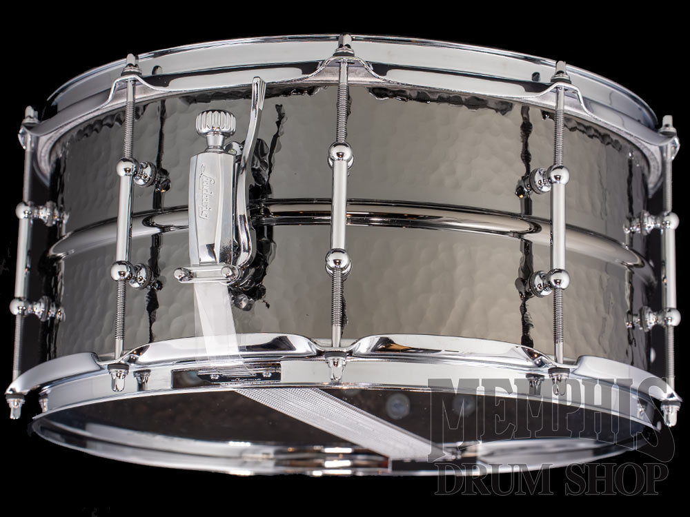 Ludwig 14x6.5 Black Beauty Hammered Snare Drum with Tube Lugs