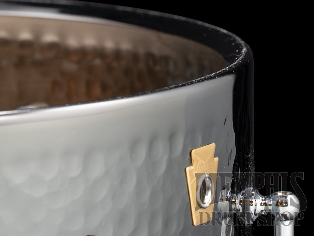 Ludwig 14x6.5 Black Beauty Hammered Snare Drum with Tube Lugs