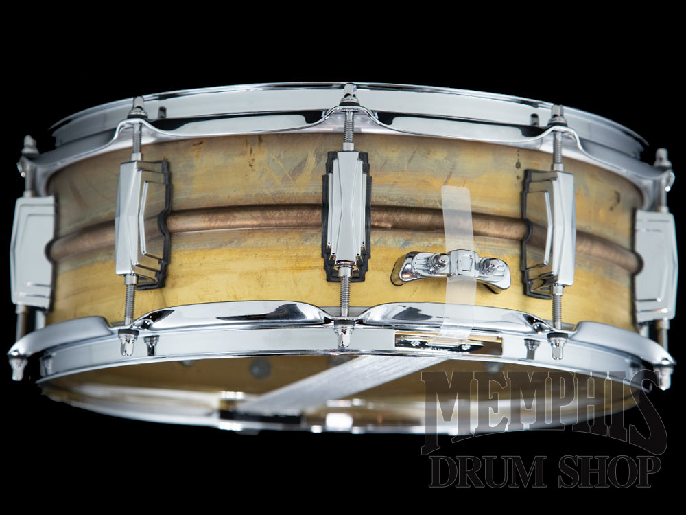 Ludwig 14x5 Raw Brass Phonic Snare Drum