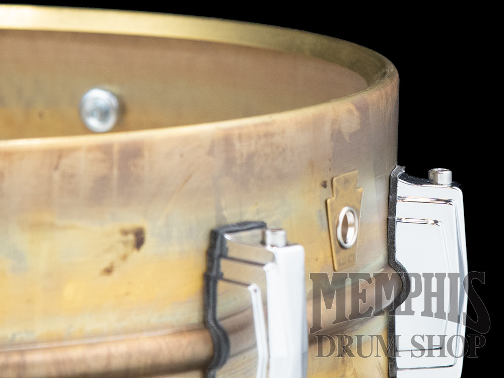 Ludwig 14x5 Raw Brass Phonic Snare Drum