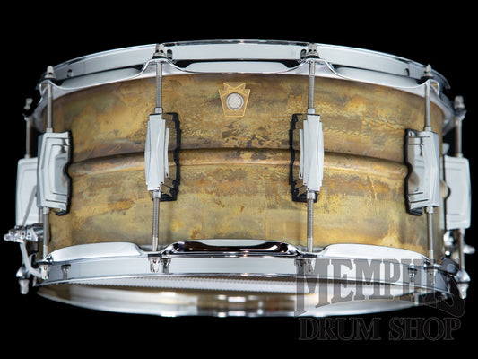 Ludwig 14x6.5 Raw Brass Phonic Snare Drum