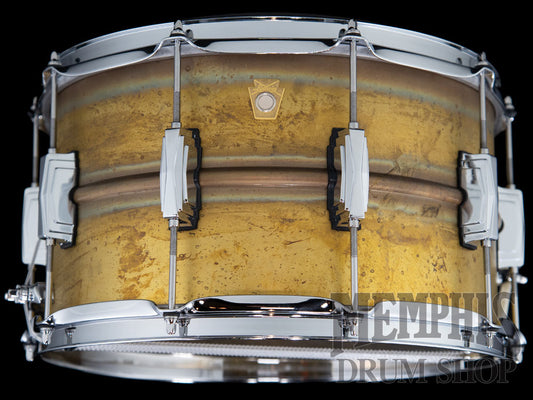 Ludwig 14x8 Raw Brass Phonic Snare Drum