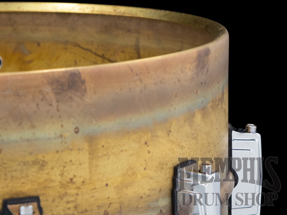 Ludwig 14x8 Raw Brass Phonic Snare Drum
