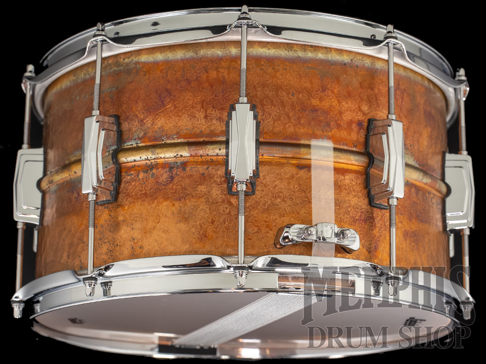 Ludwig 14x8 Raw Bronze Phonic Hammered Snare Drum
