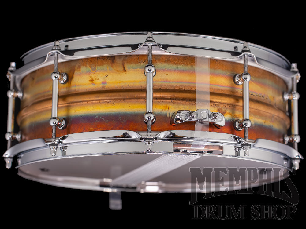Ludwig 14x5 Raw Bronze Phonic Snare Drum with Tube Lugs