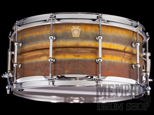 Ludwig 14x6.5 Raw Bronze Phonic Snare Drum with Tube Lugs