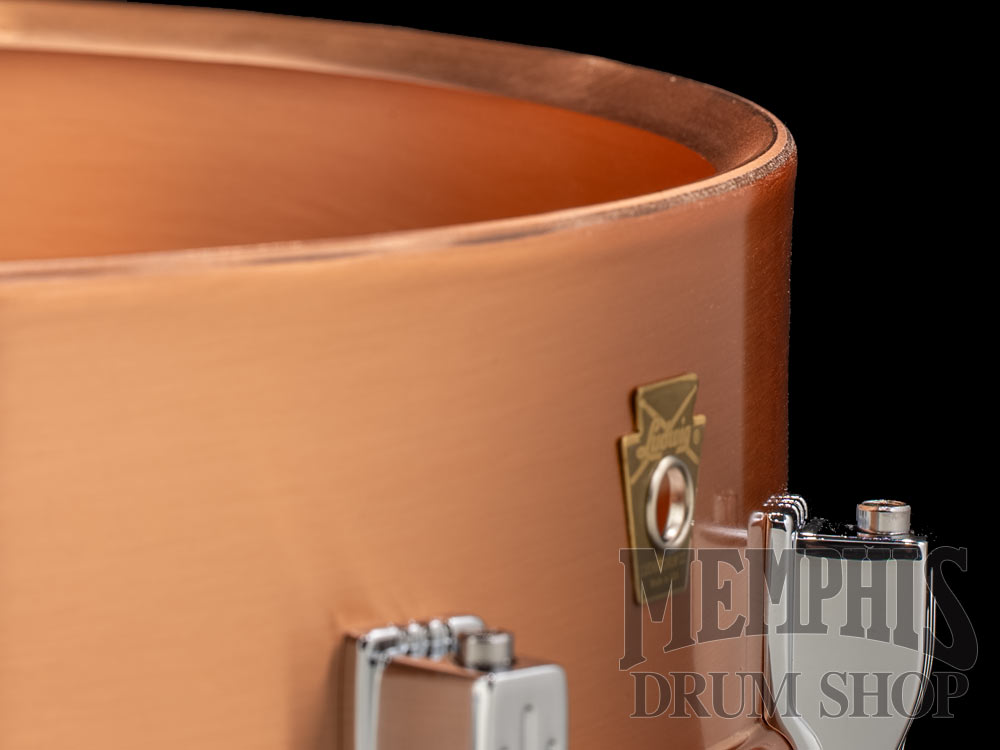 Ludwig 14x6.5 Acro Copper Snare Drum with P86C Throw-Off