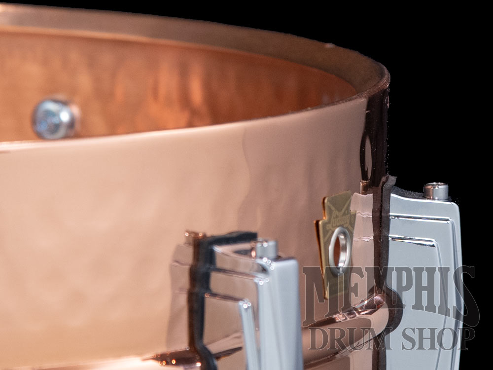 Ludwig 14x5 Copperphonic Hammered Snare Drum