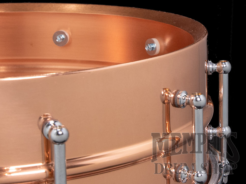 Ludwig 14x5 Copperphonic Snare Drum with Tube Lugs