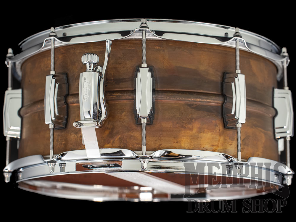 Ludwig 14x6.5 Raw Copperphonic Snare Drum