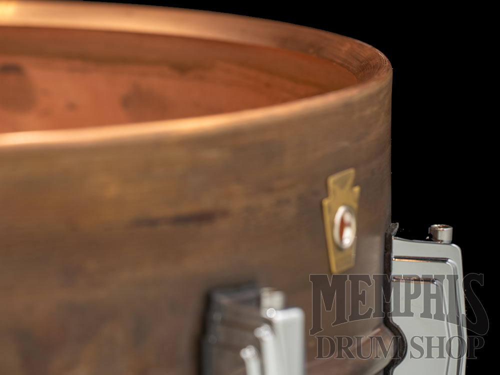 Ludwig 14x6.5 Raw Copperphonic Snare Drum