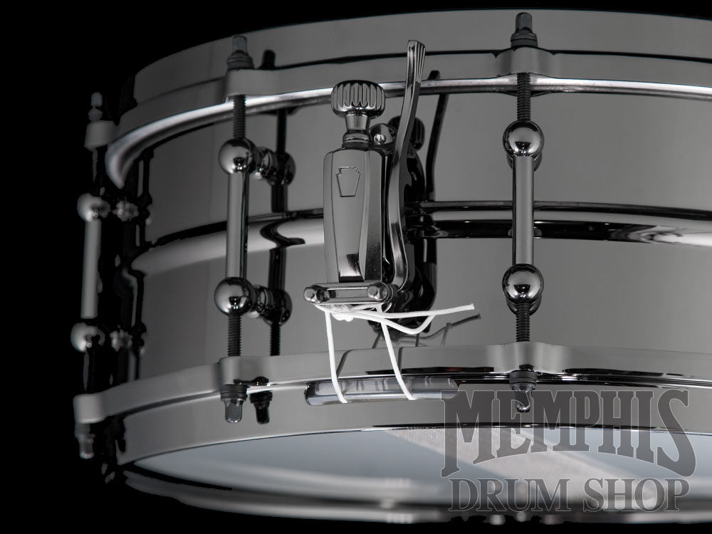 Ludwig 14x5.5 Universal Black Brass Snare Drum with Black Hardware