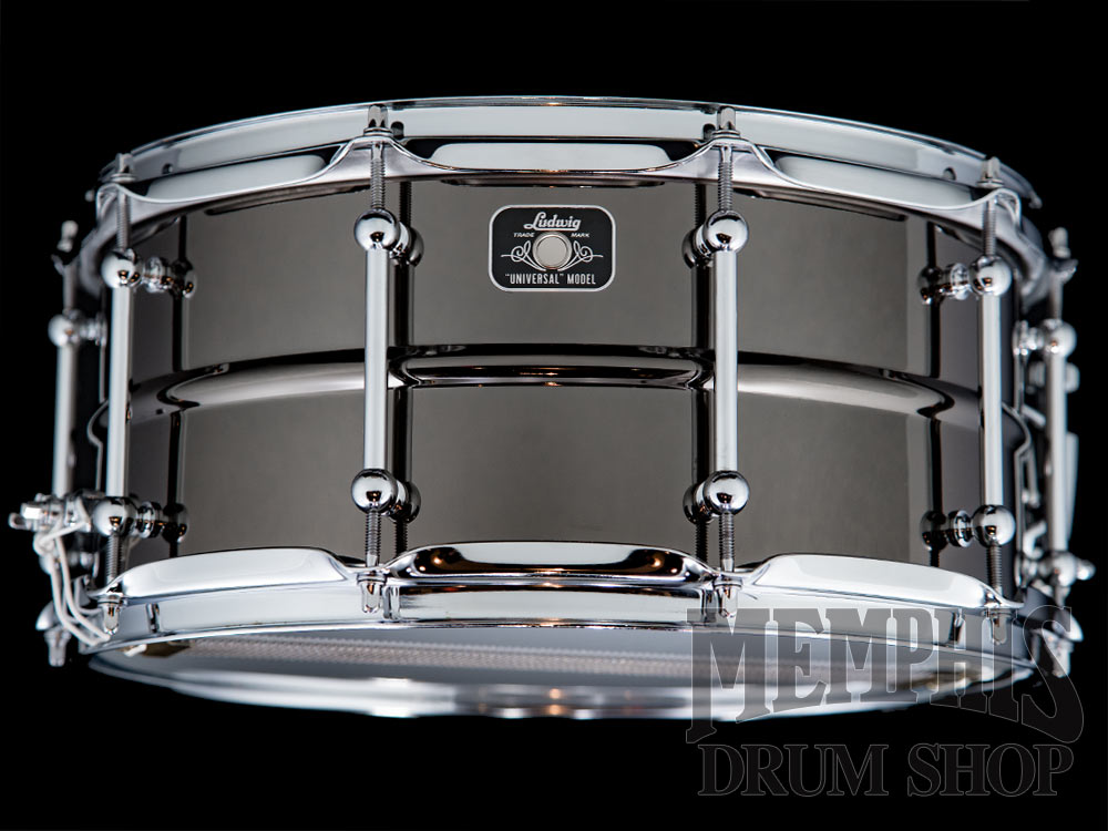 Ludwig 14x6.5 Universal Black Brass Snare Drum