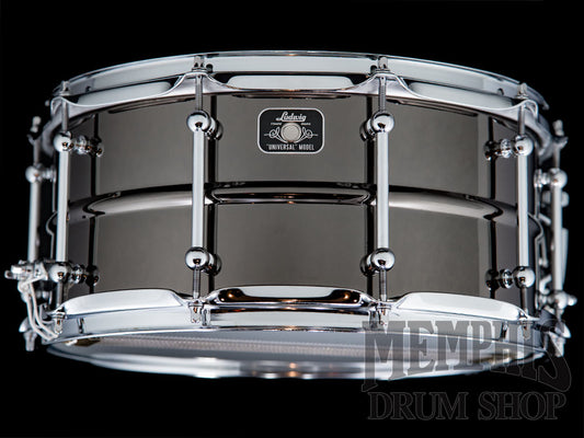 Ludwig 14x6.5 Universal Black Brass Snare Drum