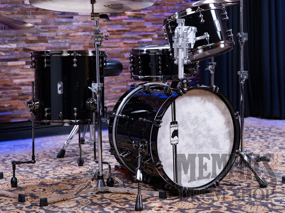 Mapex Black Panther Design Lab Cherry Bomb Drum Set 18/12/14 - Piano Black