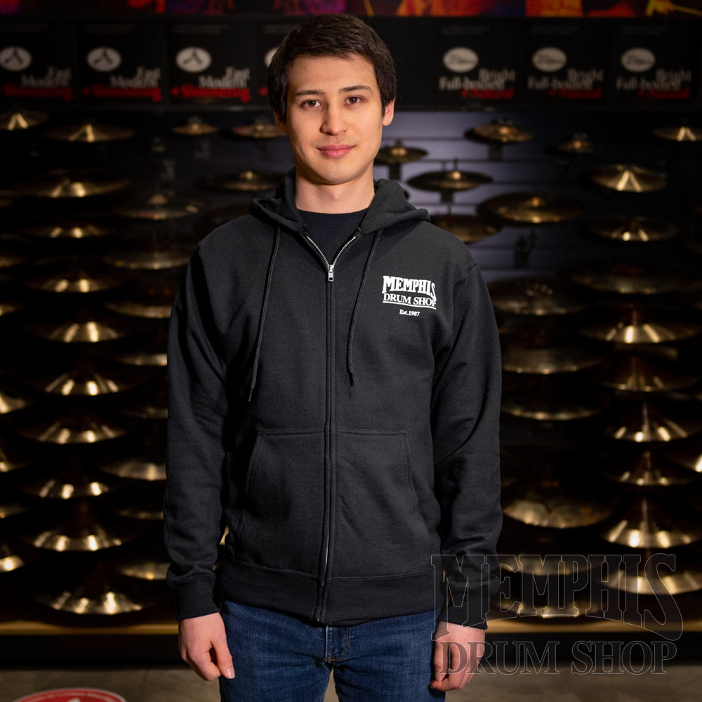 Memphis Drum Shop Zip Hoodie - Black XXL