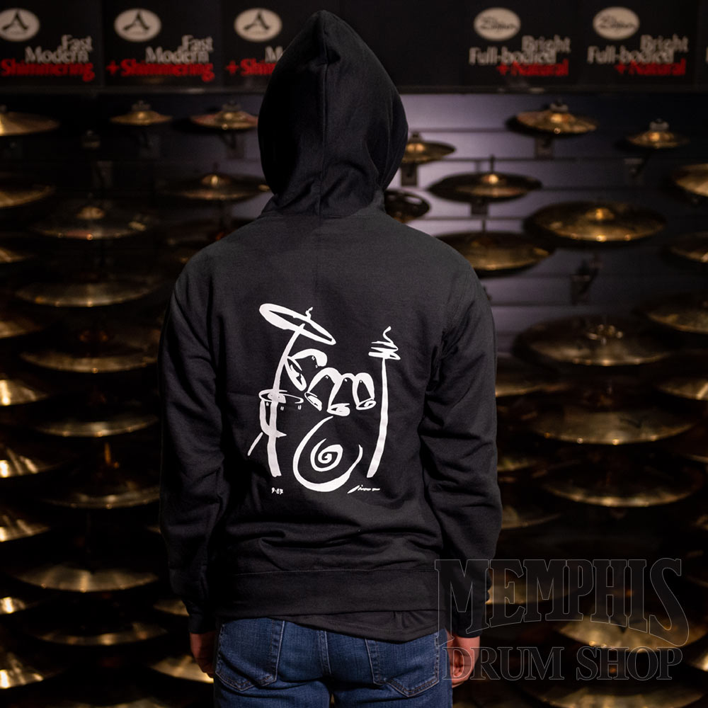 Memphis Drum Shop Zip Hoodie - Black S