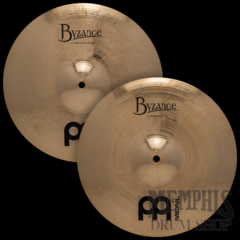 Meinl 13" Byzance Brilliant Medium Hi-Hats