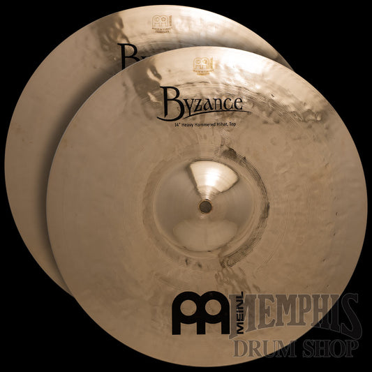 Meinl 14" Byzance Brilliant Heavy Hammered Hi-Hats